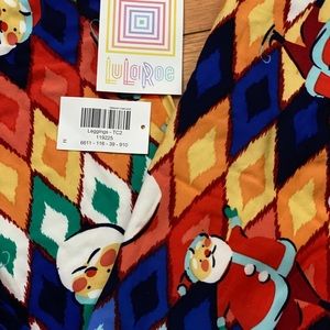 BNWT LuLaRoe vintage holiday leggings TC2